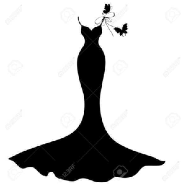 Dress Clipart Silhouette And Other Clipart Images On Cliparts Pub™