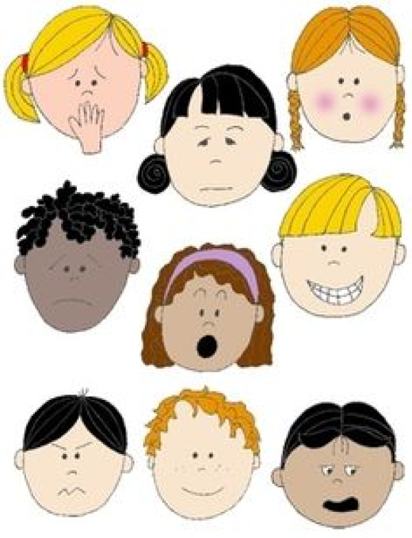 Faces Clipart Free Mixed Emotion and other clipart images on Cliparts pub™