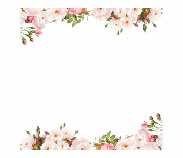 Flower Clipart Border Watercolor and other clipart images on Cliparts pub™