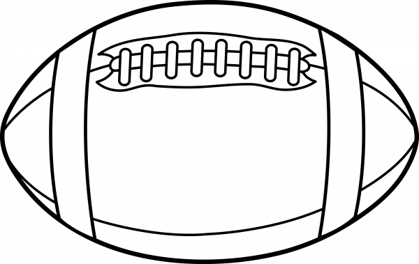 Football Clipart Outline and other clipart images on Cliparts pub™