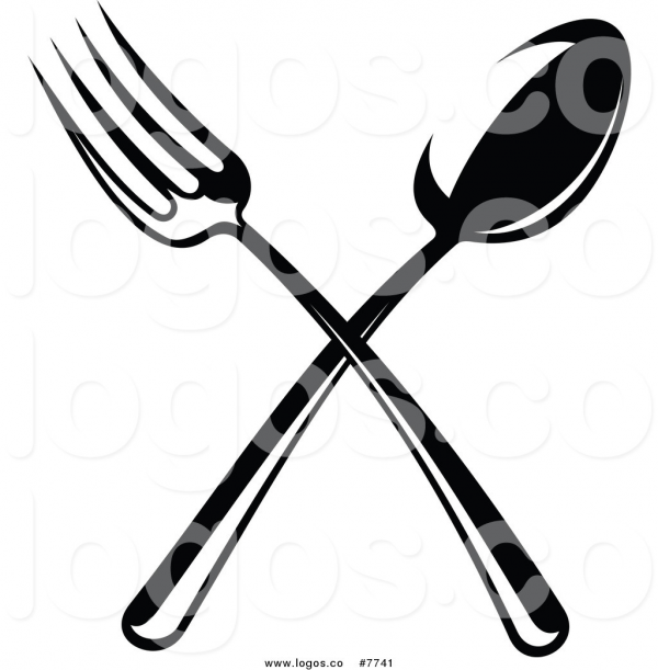 Fork And Spoon Clipart Crossed and other clipart images on Cliparts pubâ„¢