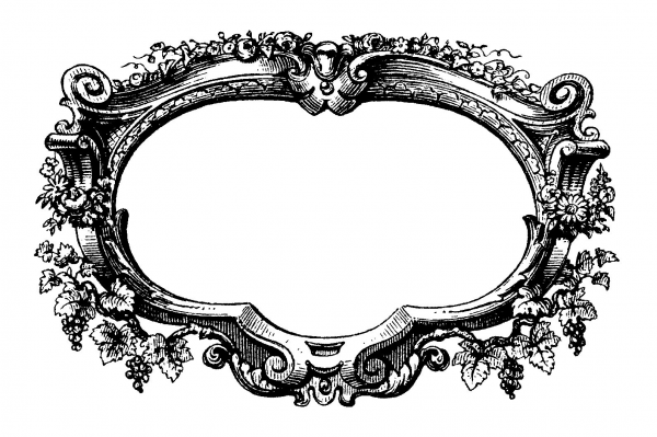 Frame Clipart Black And White Filigree and other clipart images on ...
