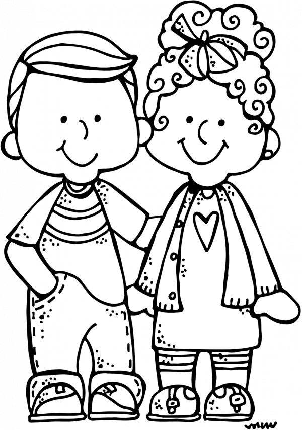 Friends Clipart Black And White Melonheadz and other clipart images on ...