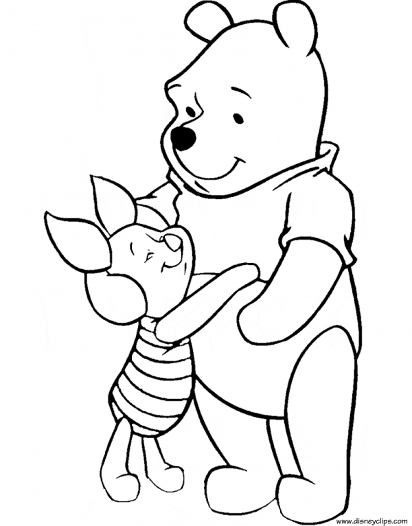 Friends Clipart Black And White Winnie The Pooh And Other Clipart 