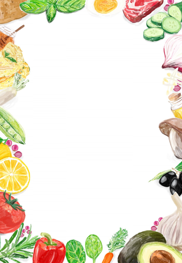 Vegetable Border Clip Art Page Border And Vector Graphics