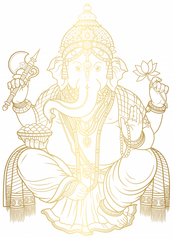 Ganesha Clipart Golden and other clipart images on Cliparts pub™