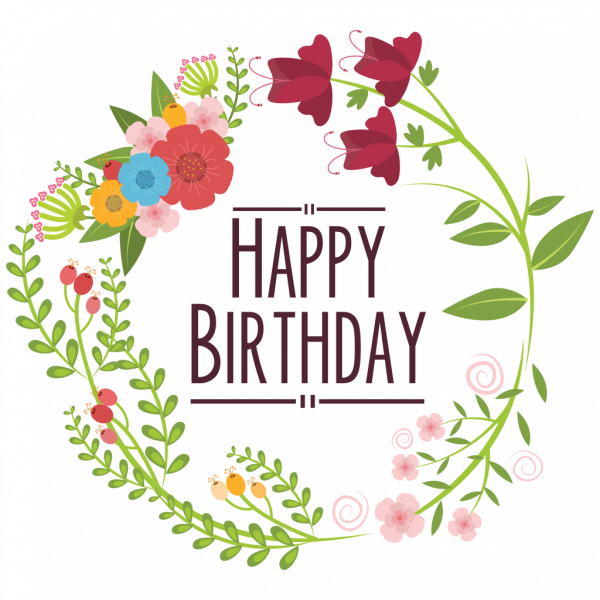 Happy Birthday Clipart Flower and other clipart images on Cliparts pub™