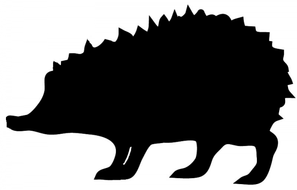 Hedgehog Clipart Silhouette and other clipart images on Cliparts pub™