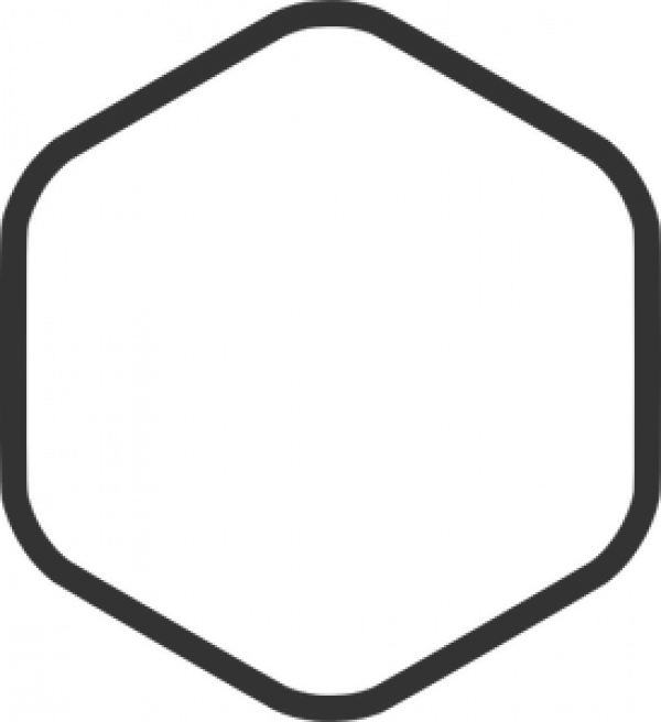 Rounded Hexagon SVG