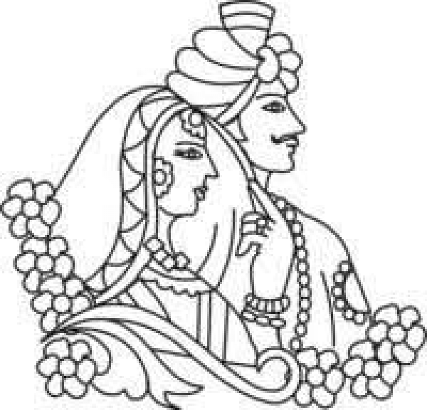 Indian Wedding Clipart Dulha Dulhan and other clipart