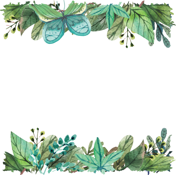 Ivy Border Clipart Watercolor and other clipart images on Cliparts pub™