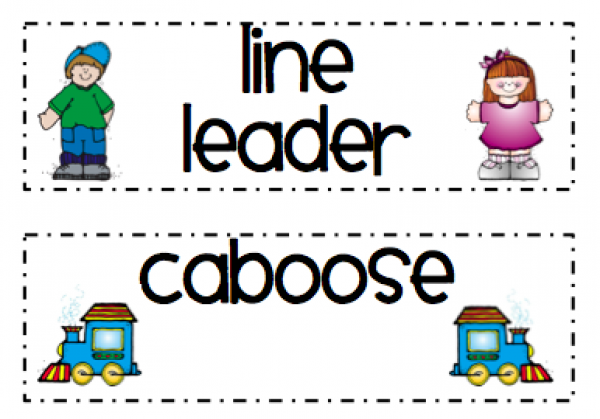 Classroom Jobs For The Line Leader Chart