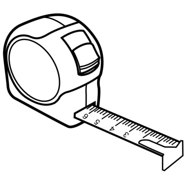 Measuring tape clipart. 