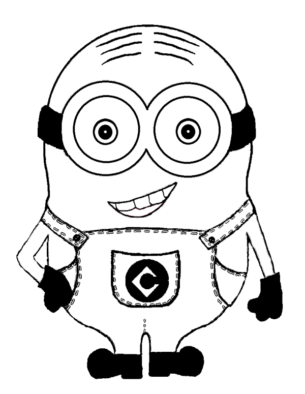Minions Clipart Outline and other clipart images on Cliparts pub™