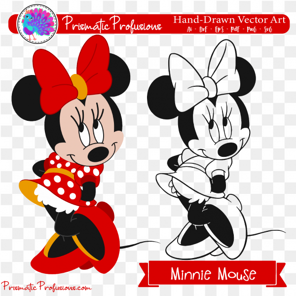 Minnie Mouse Clipart Vector and other clipart images on Cliparts pub™