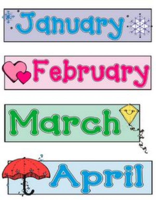 Months Of The Year Clipart Printable And Other Clipart Images On Cliparts Pub 