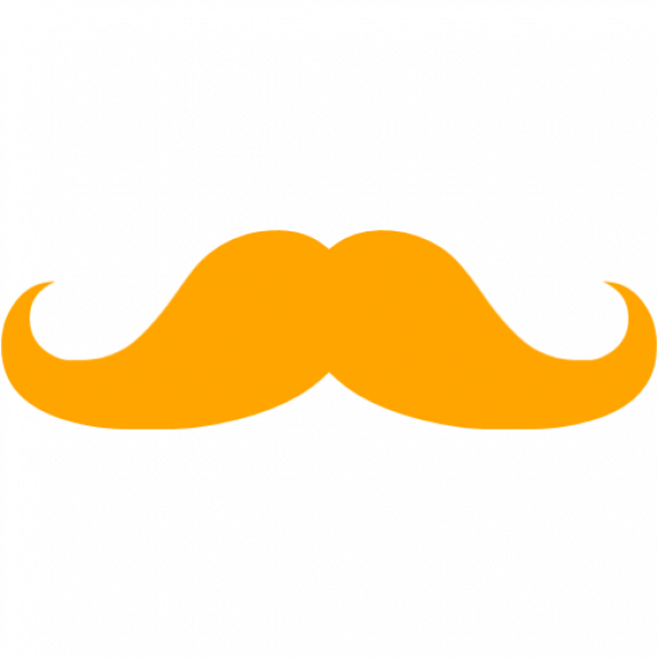 Moustache Clipart Orange and other clipart images on Cliparts pub™