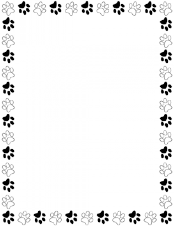 free dog paws page borders in word 2010 free download free dog paws page borders in word 2010 free download
