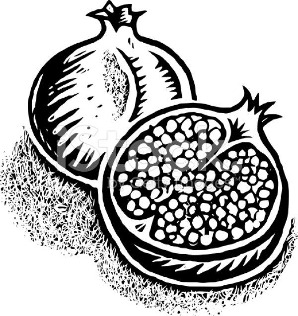 Pomegranate Clipart Black and other clipart images on Cliparts pub™