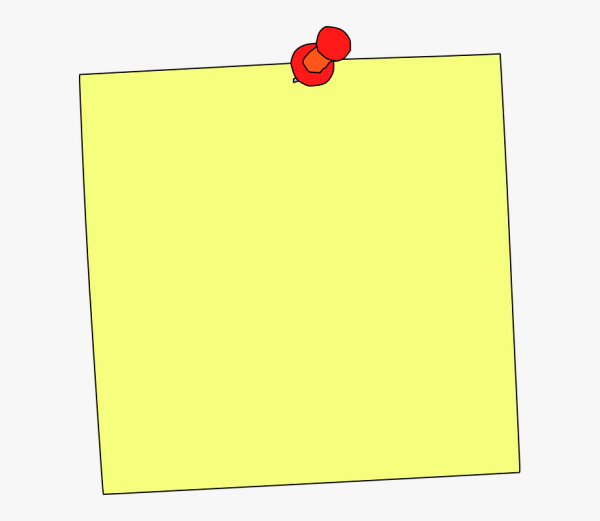 Sticky Note Clipart Push Pin Clip Art and other clipart images on ...