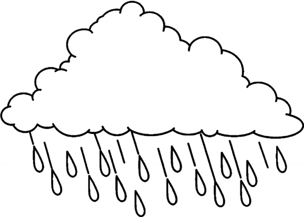 Rain Clipart Black And White Raining and other clipart images on ...