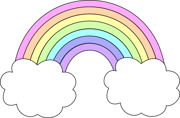 Rainbow Clipart Pastel and other clipart images on Cliparts pub™