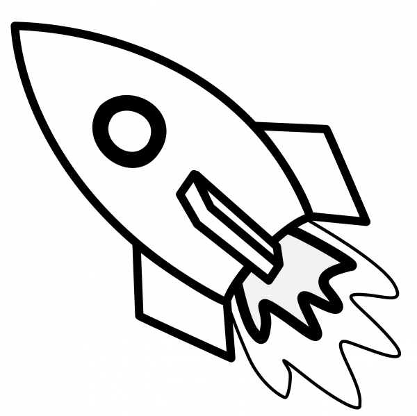 Rocket Clipart Outline and other clipart images on Cliparts pub™