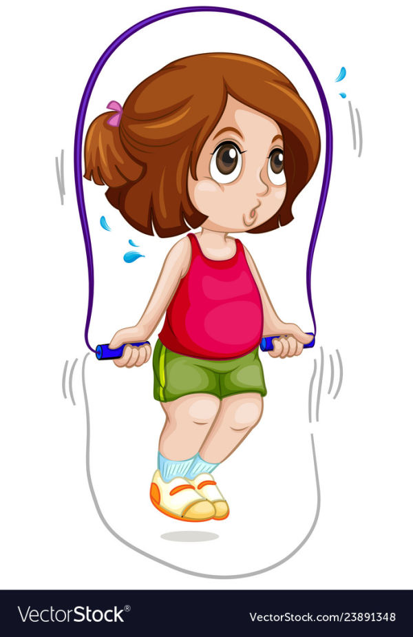 Skipping Clipart Girl Long Jump Cartoon Art and other clipart images on ...