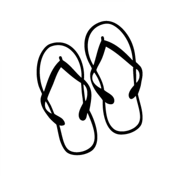 Slippers Clipart Outline and other clipart images on Cliparts pub™