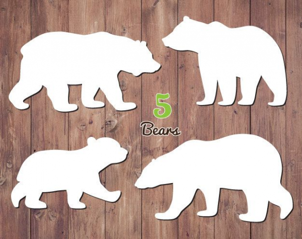 Белый медведь шаблон для вырезания Bears and other clipart images on Cliparts pub ™