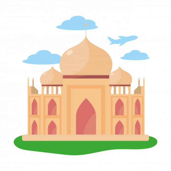 Taj Mahal Clipart Colourful and other clipart images on Cliparts pub™