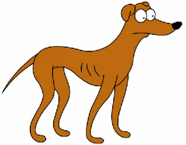 Thin Dog Clipart White and other clipart images on Cliparts pub™