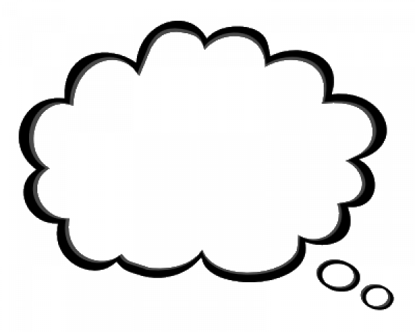 Thought Bubble Clipart Transparent Background and other clipart images