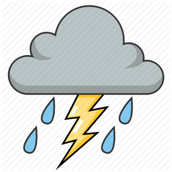 Thunder clipart stormy. 
