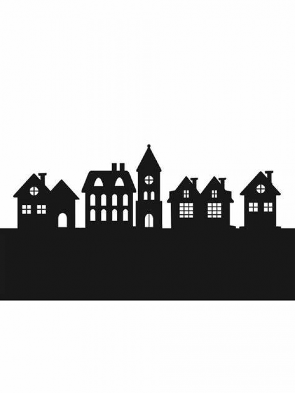 Town Clipart Silhouette