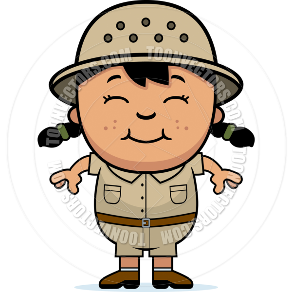 Zookeeper Clipart Cartoon Safari Guide and other clipart images on ... Girl Cartoon Zoo Keeper